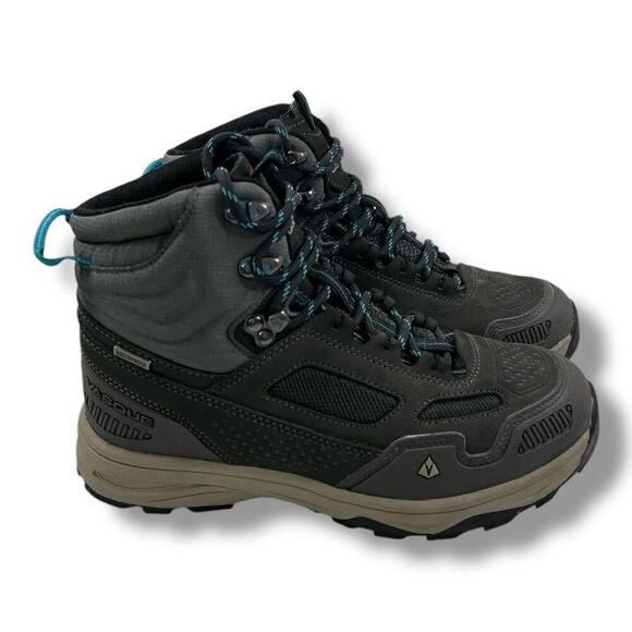 Vasque Hiking Boot Gray Blue Trail Outdoor Gorpcore Youth Size 5 - Picture 2 of 8